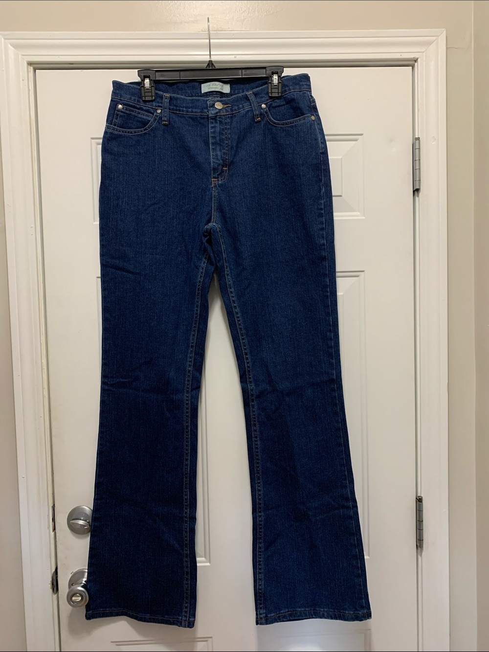 3/$15 Wrangler Women's Dark Blue Jeans Size 12 Long or Tall